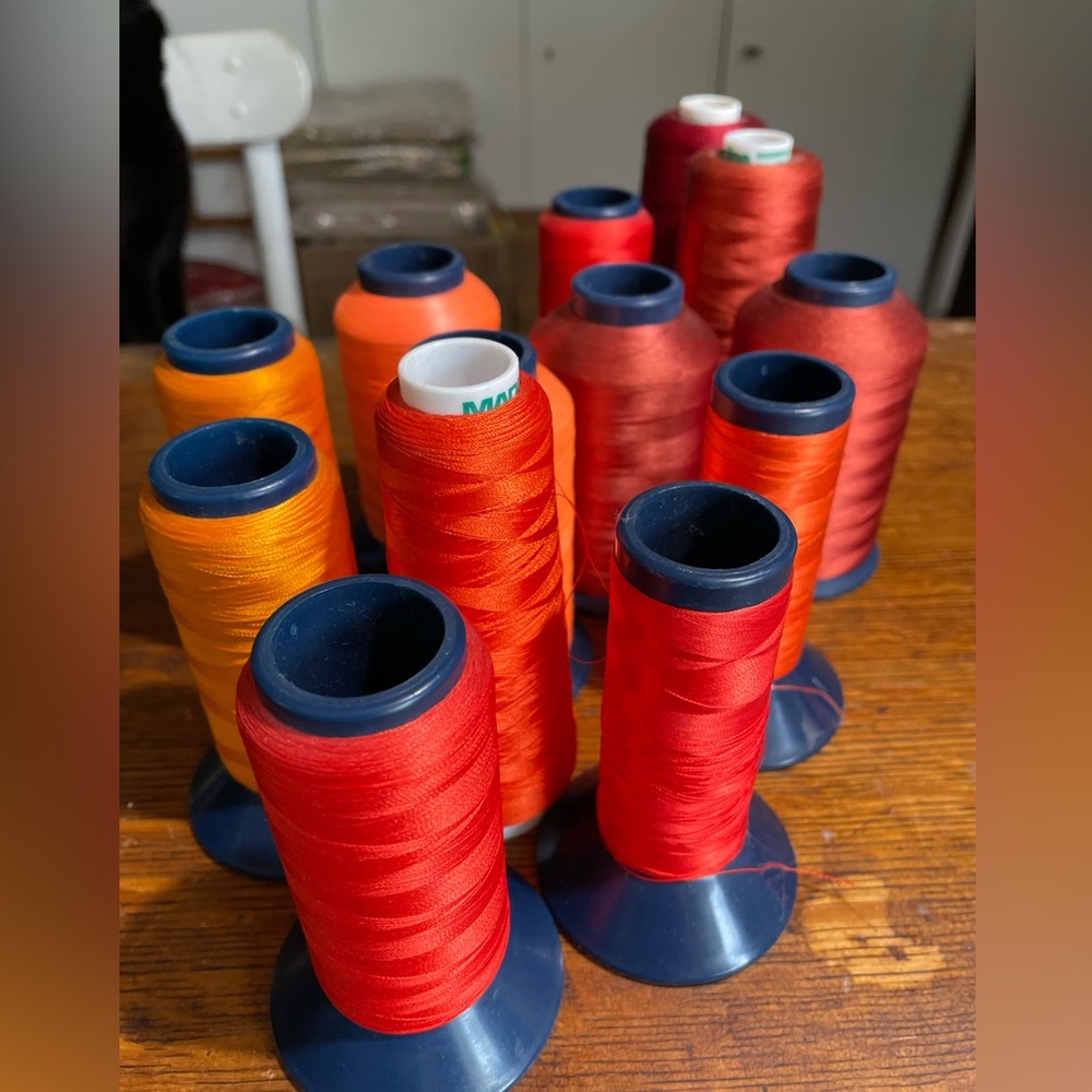 Thread Lot Orange sewing serger lot